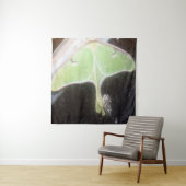 Luna Moth Close-Up Wandteppich (Beispiel)