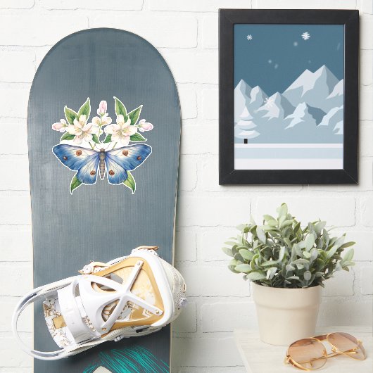 Luna-Moth, Cockpitkern Aufkleber (Snowboard)