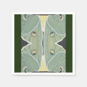 Luna Moth Digital Painting Serviette (Vorderseite)