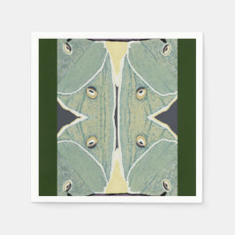 Luna Moth Digital Painting Serviette