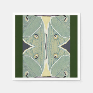 Luna Moth Digital Painting Serviette