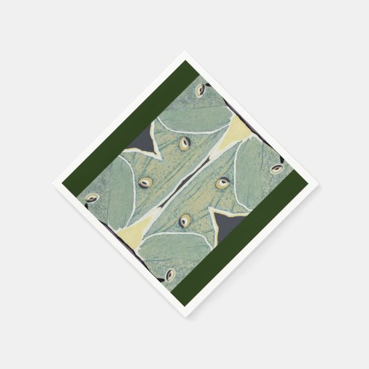 Luna Moth Digital Painting Serviette (Ecke)