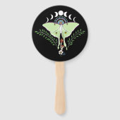 Luna Moth Fächer (Rückseite)