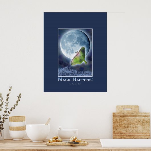 LUNA MOTH FANTASY & INSPIRATIONAL POSTER (Küche)