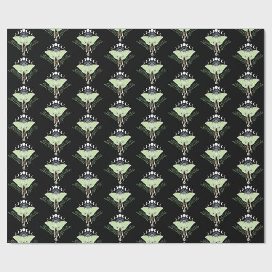 Luna Moth Geschenkpapier (Flach)