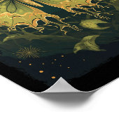 Luna Moth Halloween Kostume Halloween Poster (Ecke)