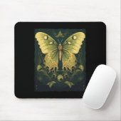 Luna Moth Halloween Mousepad (Mit Mouse)