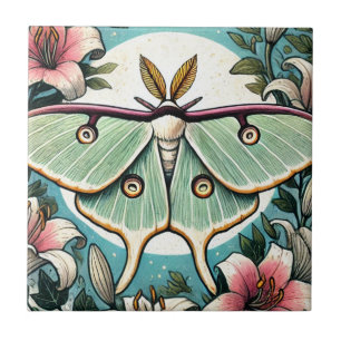 Luna Moth Illustration Luna Moths Fliese