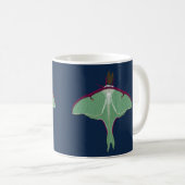 Luna Moth Kaffeetasse (VorderseiteRechts)
