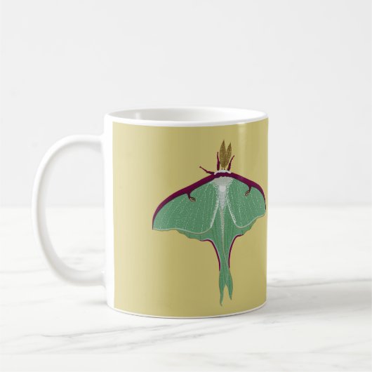 Luna Moth Kaffeetasse (Links)