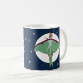 Luna Moth Kaffeetasse (VorderseiteRechts)