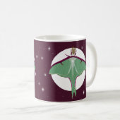 Luna Moth Kaffeetasse (VorderseiteRechts)