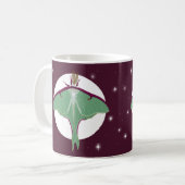 Luna Moth Kaffeetasse (Vorderseite Links)