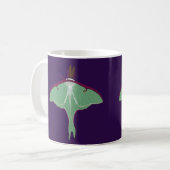 Luna Moth Kaffeetasse (Vorderseite Links)