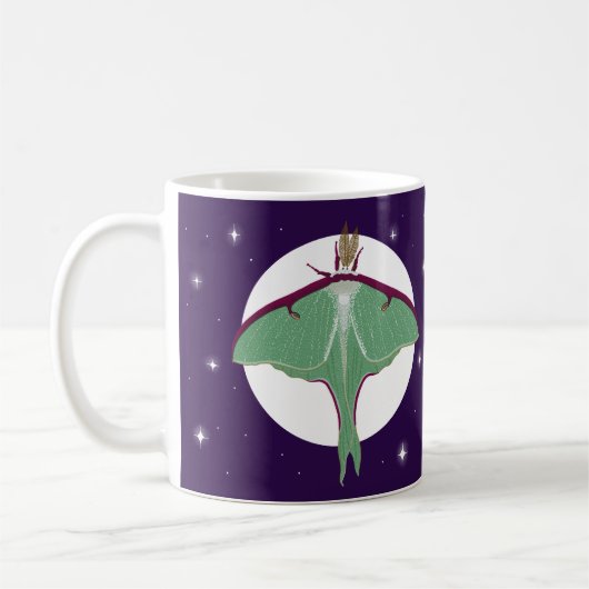 Luna Moth Kaffeetasse (Links)