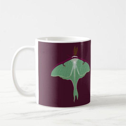 Luna Moth Kaffeetasse (Links)