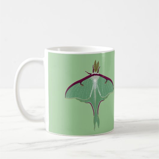 Luna Moth Kaffeetasse (Links)