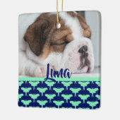 Luna Moth Keramikornament (Links)