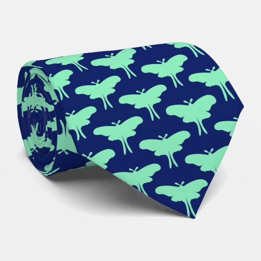 Luna Moth Krawatte (Gerollt)