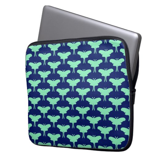 Luna Moth Laptopschutzhülle (Vorderseite Links)