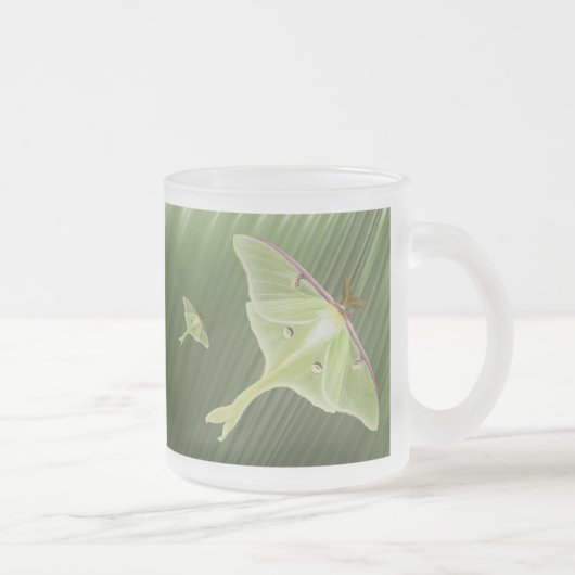 Luna Moth Mattglastasse (Rechts)