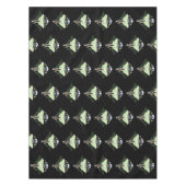 Luna Moth Moon Phases Black Tischdecke (Vorderseite)