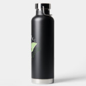 Luna Moth Moon Phases Black Trinkflasche (links)