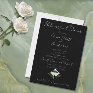 Luna Moth Moon Phases Einladung