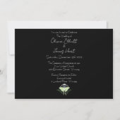 Luna Moth Moon Phases Einladung (Vorderseite)