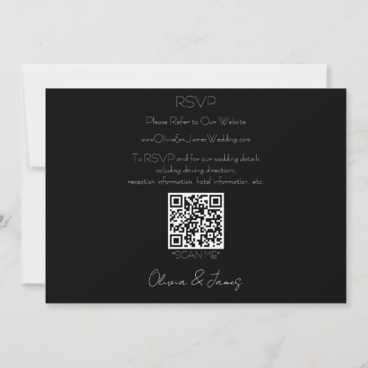 Luna Moth Moon Phases Einladung (Rückseite)