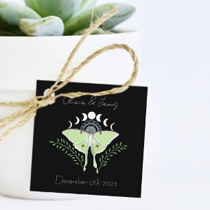 Luna Moth Moon Phases Geschenkanhänger