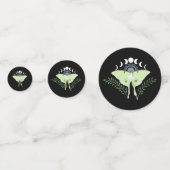 Luna Moth Moon Phases Konfetti (Vorderseiten)