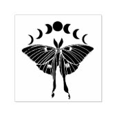 Luna Moth Moon Phases Permastempel (Design)