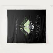 Luna Moth Moon Phases Wandteppich (Vorderseite (Horizontal))