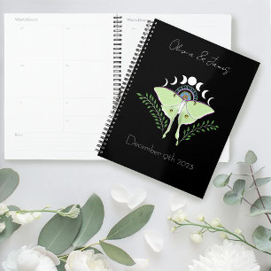Luna Moth Moon Phases Wedding Planer