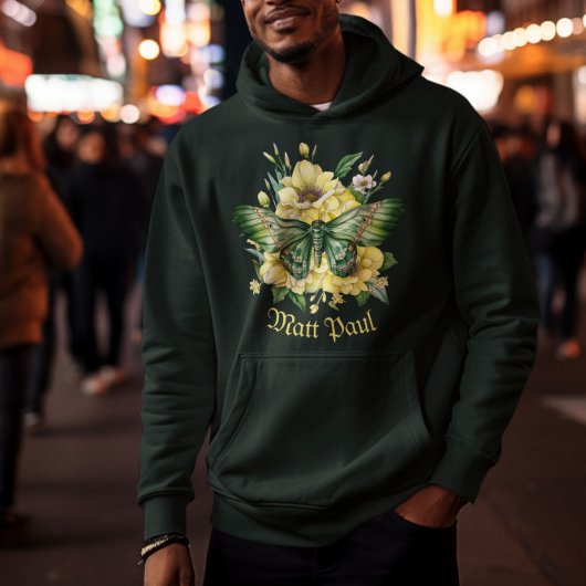 Luna Moth, Moth Hoodie