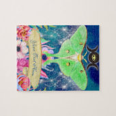 Luna Moth Mystical Night Journey Puzzle (Horizontal)