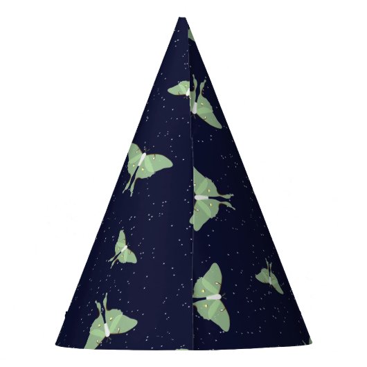 Luna Moth Partyhütchen (Rückseite)