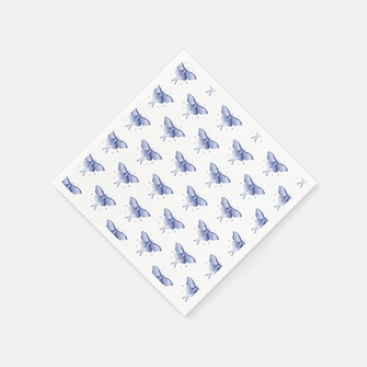 Luna Moth Pattern Party Napkins Serviette (Ecke)