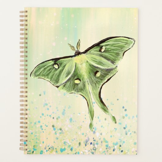 Luna Moth Planner Planer (Vorderseite)
