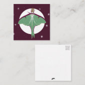 Luna Moth Postcard Style Note Card Mitteilungskarte (Vorne/Hinten)