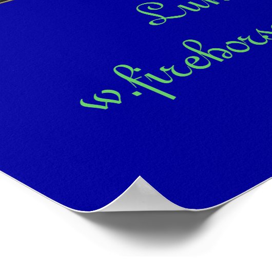 Luna Moth Poster (Ecke)