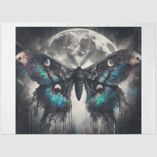 Luna Moth Seidenpapier (Vorderseite)