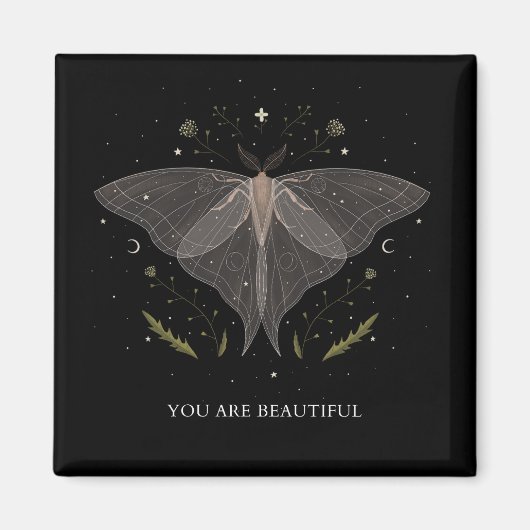 Luna Moth - Sie sind wunderschön Magnet (Vorne)