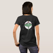 Luna Moth T-Shirt (Schwarz voll)