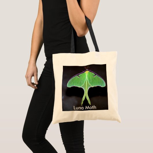 Luna Moth Tote Bag Tragetasche (Vorderseite (Produkt))