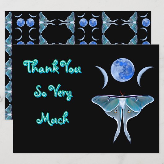 Luna Moth Triple Moon Vielen Dank (Vorne/Hinten)