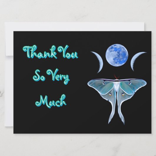 Luna Moth Triple Moon Vielen Dank (Vorderseite)