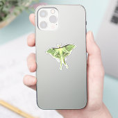 Luna Moth Vinyl Sticker (Telefon)
