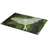 Luna-Motte auf Carnaby Clematis Schneidebrett (Ecke)